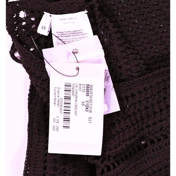 Bottega Veneta Chevron Crochet Bodysuit in Fondant - Picture 4 of 4